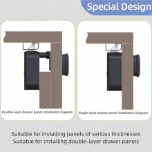 Fingerprint Cabinet Lock Secure Storage for Home Office with Low Battery Alert & Type-C Power