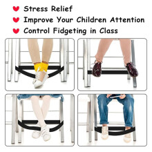 20-Pack Stoelbanden voor Kinderen met Onrustige Voeten, ADHD-Hulpmiddelen voor Kinderen, Onmisbare Kameraccessoires voor Kinderen met ADHD Fidget