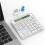 Ergonomic  Dual Mode Wireless Numeric Keyboard with Display Calculator 2in1 Wireless Number Keypad Grey 3