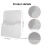 Practical Magnetic Wall File Holders  Holder Whiteboard Versatile Storage Box Desktop Container Easy to Store 8
