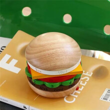 Burger Vorm Kalender Massief Hout Woondecoratie Draaibare Kalender Tafeldecoratie Bijpassende Geschenk Bureau Kalender Zwart