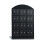 L-Shaped Earring Display Rack, 12-Hole, Black 2