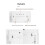 Frameless Digital Clock, Multi-Functional Wall-Mounted/Standing Clock, Minimalist Digital Display Clock 4