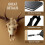 Skullhängare för hjortmula, antilop, prärievarg, 3-pack 4