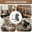 Anti-Spill Desk Cup Holder - Dual Function Beverage and Headphone Organizer for Office and Gaming 5