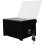 RENACLIPY Donation Box with Lock, Black Acrylic, Multi-Functional for Storage Use, and Secure 3