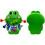 Accessory Bag: Cartoon Silicone Frog, Holds Tees, Divot Tool & 5