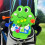 Accessory Bag: Cartoon Silicone Frog, Holds Tees, Divot Tool & 6