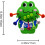 Accessory Bag: Cartoon Silicone Frog, Holds Tees, Divot Tool & 7
