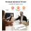 A4 Portable Thermal Printer Inkless BT Wireless Portable Printer Min Portable A4 Label Maker Home Office Use White 6