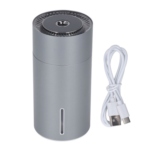 Auto-Luftbefeuchter mit Duftfunktion, USB-Anschluss, 260 ml, Grau