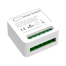 Interruptor de Luz Inteligente, WiFi, Canal Duplo,  5V-48V e Relé 1-250V São Ideais para Iluminação e Motores.
