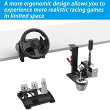 Support de Bureau Universel pour Levier de Vitesse et Frein à Main Racing Sim pour Levier de Vitesse G Driving Force, Levier de Vitesse TH8A et Frein