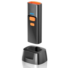 Leitor de Código de Barras BT 2D com Base de Carga para Celular para  Leitor de Código de Barras Sem Fio  1D 2D QR Bar Code Reader