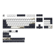 133 Keys Keycaps PBT  Keycap Set Personalized Customized Japanese Keycaps for 60/84/98/108 Mechanical Keyboards
