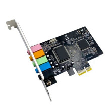 PCI-E 5.1 Desktop Ingebouwde Geluidskaart 3D Games Muziek Digitale Geluidskaart 24Bit Stereoveld met Reverb Ondersteuning Win7