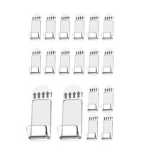 Acrylic Vinyl Record Hanging Rack Wall Mounted 18pc SelfAdhesive Vinyl Record Wall Display Rack Clear Vinyl Storage Rack