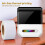 Portable Printer Thermal Printing Sticker  Pocket Printer Self-Adhesive Label Printer  Label Maker 6