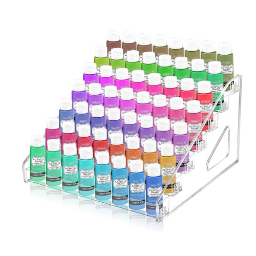 Transparent Paint Storage Box, Miniature Paint Rack 7-Layer Paint Storage Rack,  Paint Storage Rack 2
