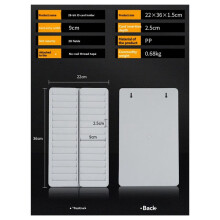 28-Bit Card Holder Plastic Material Multi Slots Business Cards Ganizer Wall Hanging Id Rack Note Desk Accessories