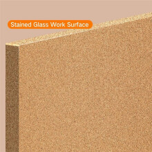4PCS Stained Glass Supplies 12in X 12in, 1/2in Thick Heat Resistant Stained Glass Work Surface,Supplies to Protect Table