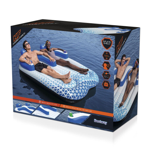 Bestway Hydro-Force Indigo Wave Doppellounge 2