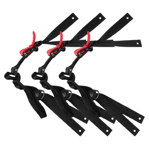 6Pcs Construction Hard Hat Strap Adjustable Black PP Chin Strap 1