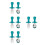 4Ensembles Cuillères Bébé Silicone Vert Ergonomique 7