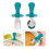 4Ensembles Cuillères Bébé Silicone Vert Ergonomique 11