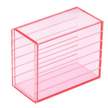 Transparent Acrylic Lash Organizer Japanese Steel Blades Compatible5Layers Dustproof Eyelash Storage Box Professional Beauty Tool