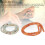 2-Ketten Steinperlen-Set: roter Achat, Amazonit 4x2mm 4