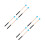 4Paires Maillets Percussion Polyvalents Bois Et Caoutchouc Bleu 6
