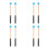 4Paires Maillets Percussion Polyvalents Bois Et Caoutchouc Bleu 8
