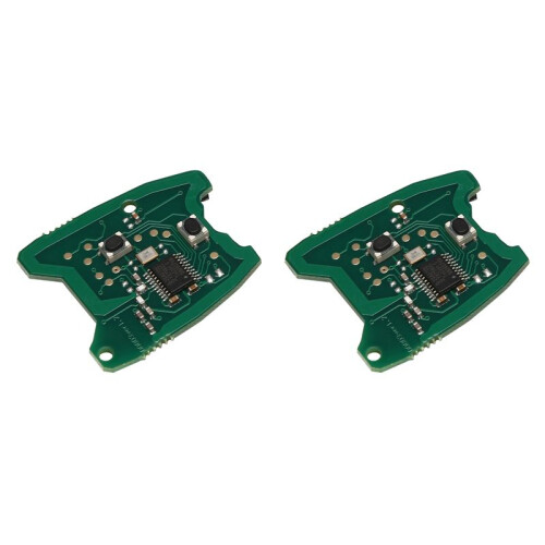 2X 433MHz 2 Button Remote Key FOB Circuit Board for  307 /  2000-2017 73373067C
