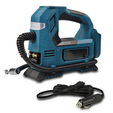 Cordless Electric Air Pump for Car Bicycle Tires Balls Portable Car Tire Inflator Air Compressor for 18V Battery
