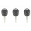 3X Remote 2 Button Remote Key Shell for  Actyon Kyron Rexton 1