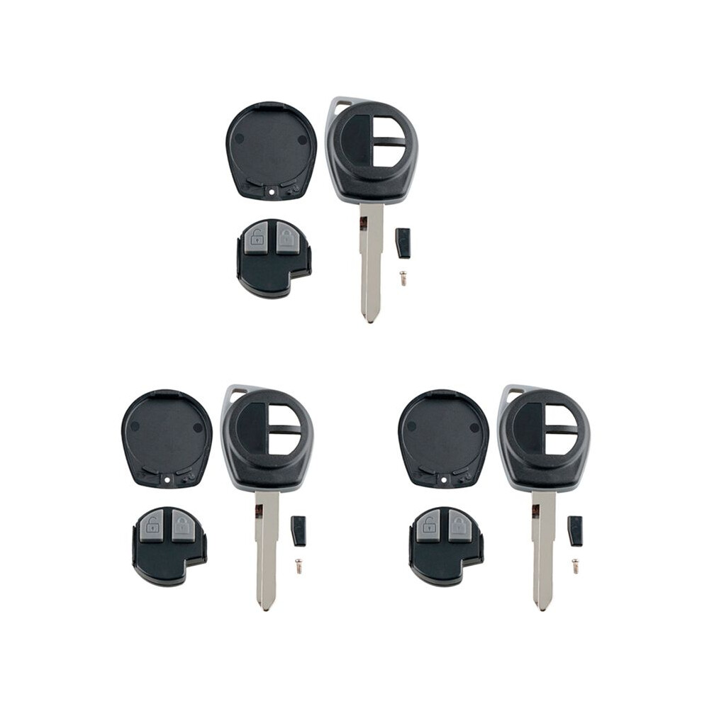 3X Car Remote Key 2 Buttons Fit For Swift Sx4 Alto Jimny Vitara Ignis 2007-2013 433Mhz 6033457991977