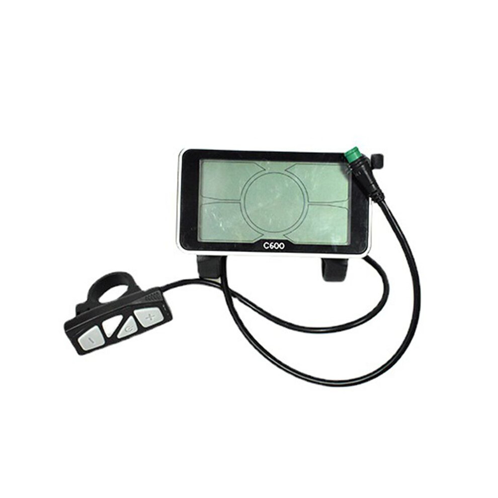 5S Protocol 24V 36V 48V LCD C600  4 Inch  Screen Electric Bicycle Display with Waterproof Connector