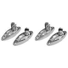 4X Quick Release Bimini Top Swivel Hinge Deck Side Mount 316 Stainless Steel Top Swivel Hinge Deck Side Mount