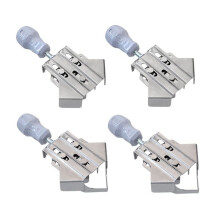 4pcs Upgraded 90 Degree Fixed Photo Frame Clip Stainless Steel Right Angle Clamp Woodworking Splicing Quick Clip