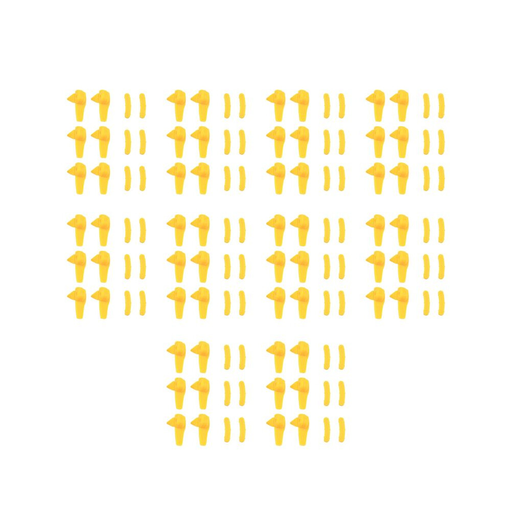 120Pcs Tyre Changer Part Nylon Mount Demount Duck Insert Rim Protector Yellow 4713418343138