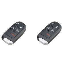2X 5 Buttons Remote Key Fob M3N40821302 433MHz for Grand Cherokee 2013 2014 2015 2016 2017 2018