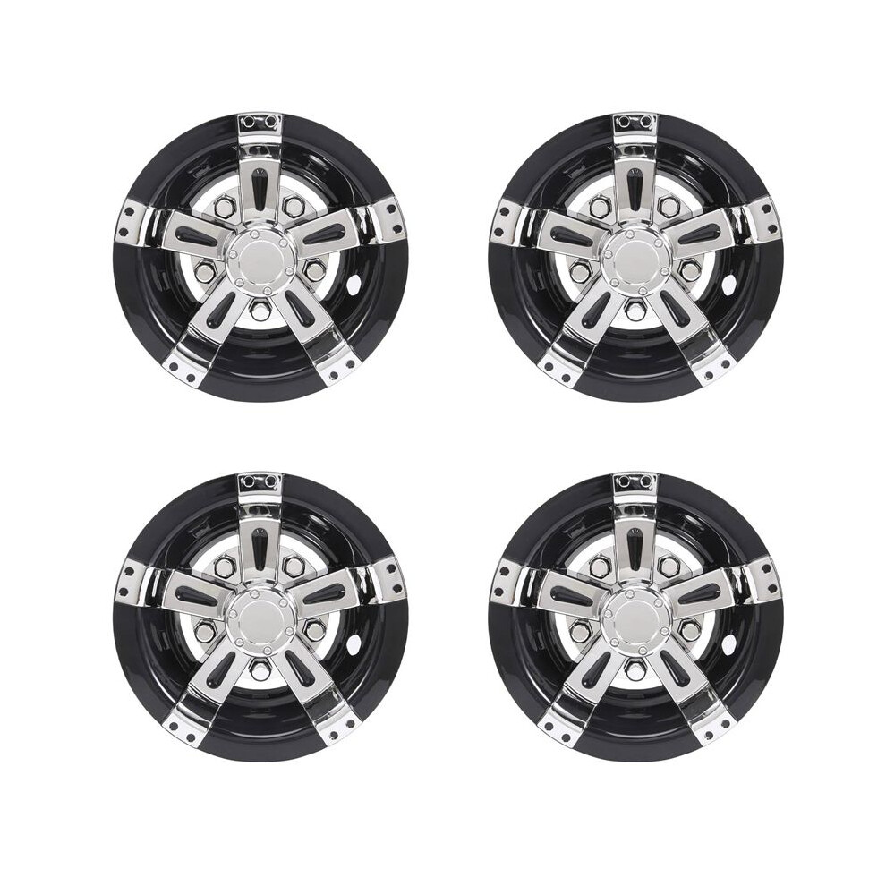 4Pcs 8Inch Cart Wheel Cover, 5 Spoke Design Hub Cap For Carts For Club Car, Ezgo, 4711451413894