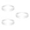 3Pièces Accessoires Aquarium Anneaux Blancs Pour Alimentation 9