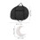 Instrument Lyre Harpe Bois 7 Cordes Forme Lune Blanche Facile 3