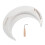 Instrument Lyre Harpe Bois 7 Cordes Forme Lune Blanche Facile 10