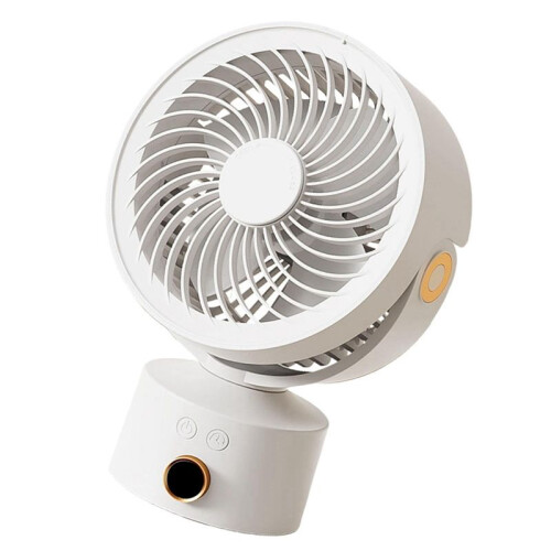 Leiser Wiederaufladbarer Tischventilator mit USB, -Ventilator, Lange Lebensdauer, Ideal Fürs Büro oder Unterwegs 2