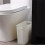 2Pack Plastic Trash Can Wastebasket, Classic Garbage Container Recycle Bin for Bathroom, Bedroom, Kitchen, Home Office 6