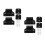 2Ensembles Accessoires Extensions Silicone Noir Bébé Maison 4