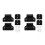 2Ensembles Accessoires Extensions Silicone Noir Bébé Maison 5